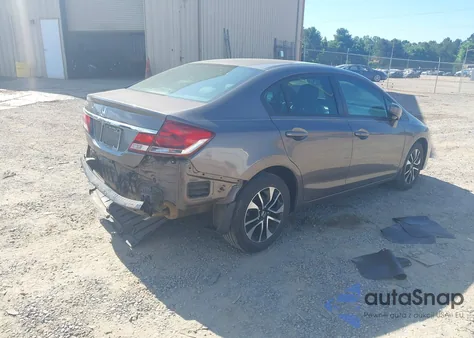 2015 Honda Civic Ex из США, поврежденный, VIN 19XFB2F86FE019617